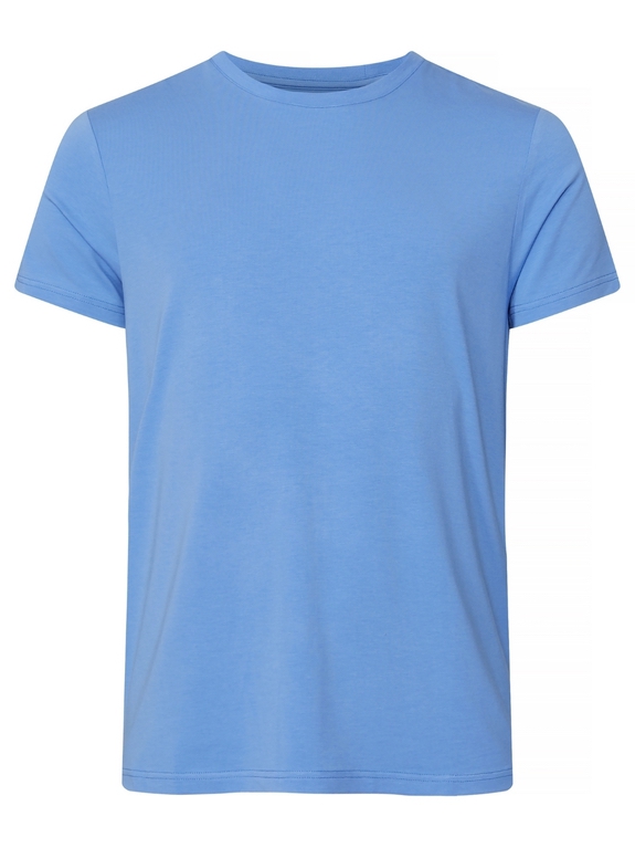 Resteröds Bambus R-neck t-shirt - Aqua Blue 27041-2-55